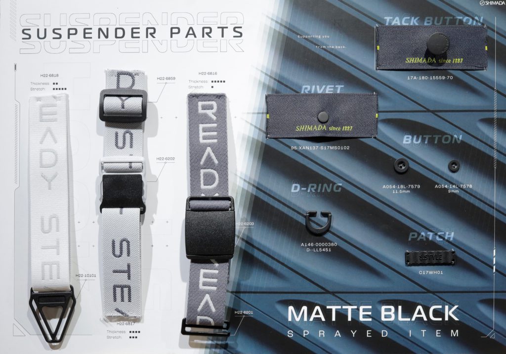 Suspender Parts and Matte Black items