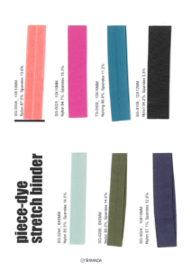 B-Piece-dye Stretch Binder_1 tapeSG-0004_10X10MM，SG-0021，TS-5608，SG-0109，SG-0244，SG-0268，SG-0024