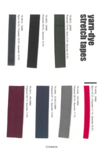 B-Piece-dye Stretch Binder_2 tapeTS-5615，TS-4625，TS-5619，TS-5618，TS-2240，TS-2844，TS-3911