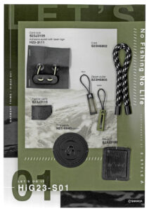 H24-011 Garment Card_4 (Cordlock, Eyelet, Cord, Zipper puller, TPU patch, Patch) S23J3105, H23-3111, S23H6802, S23H6805, , S23J3115, S23J3102, H21-6840