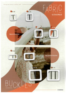 H24-031 Fabric Covered Buckle_1 GO-176, GO-192, GO-173, GO-143, GO-164, GO-142, GO-135, GO-134
