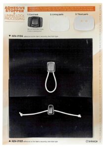 H24-136 adhesive cord lock H24-3104