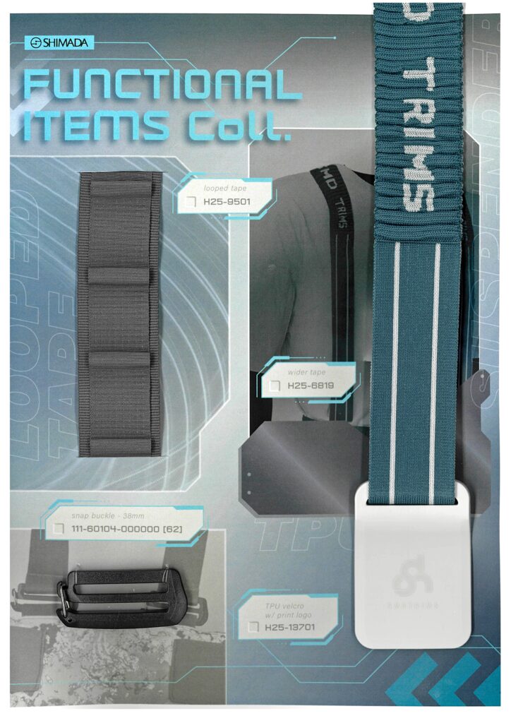 H25-069 Suspender Tape with TPU velcro