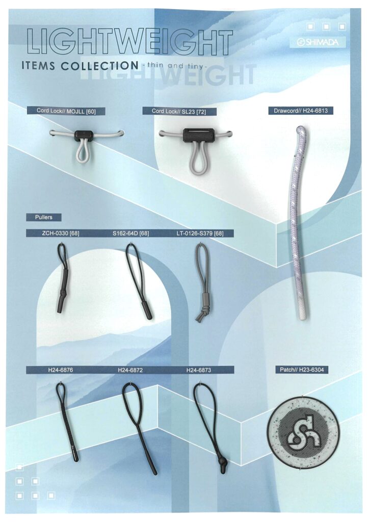 H25-112 Lightweight collection (MOJLL, SL23, ZCH-0330, S162-64D, LT-0128-S379, H24-6876, H24-6872, H24-6873, H23-6304, H24-6813)