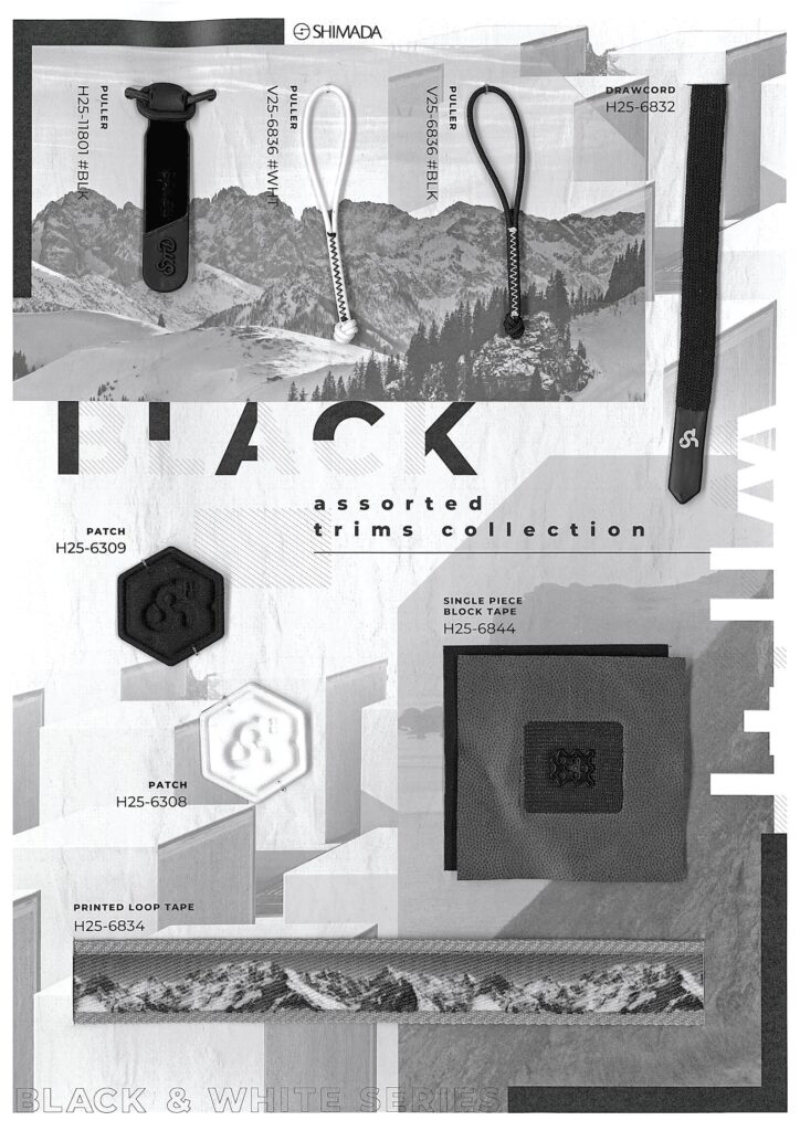 H25-113 Black and white series (H25-11801,V25-6836, H25-6832, H25-6309, H25-6308, H25-6844, H25-6834)