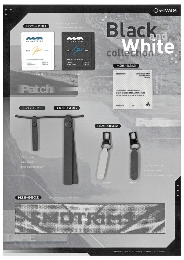 H26-040 Black and white collection