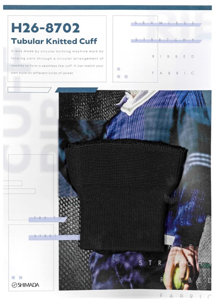 H26-011 Trbular Knitted Cuff_sport