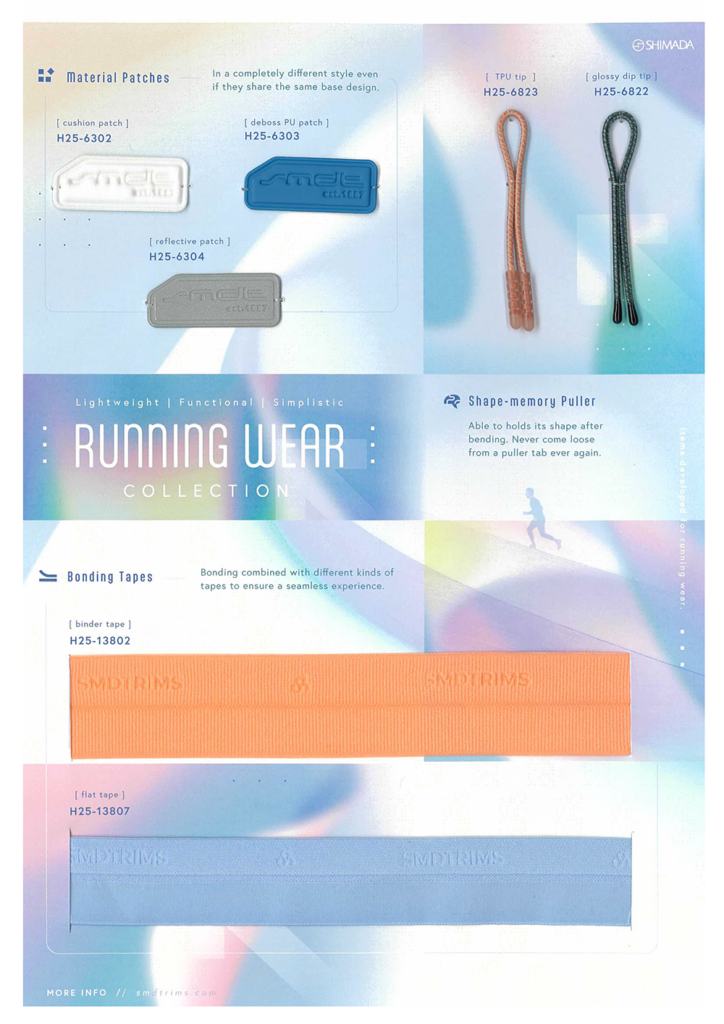 H25-098 Running wear collection_0610 (H25-6302, H25-6303, H25-6304, H25-6823, H25-6822, H25-13807, H25-13802)