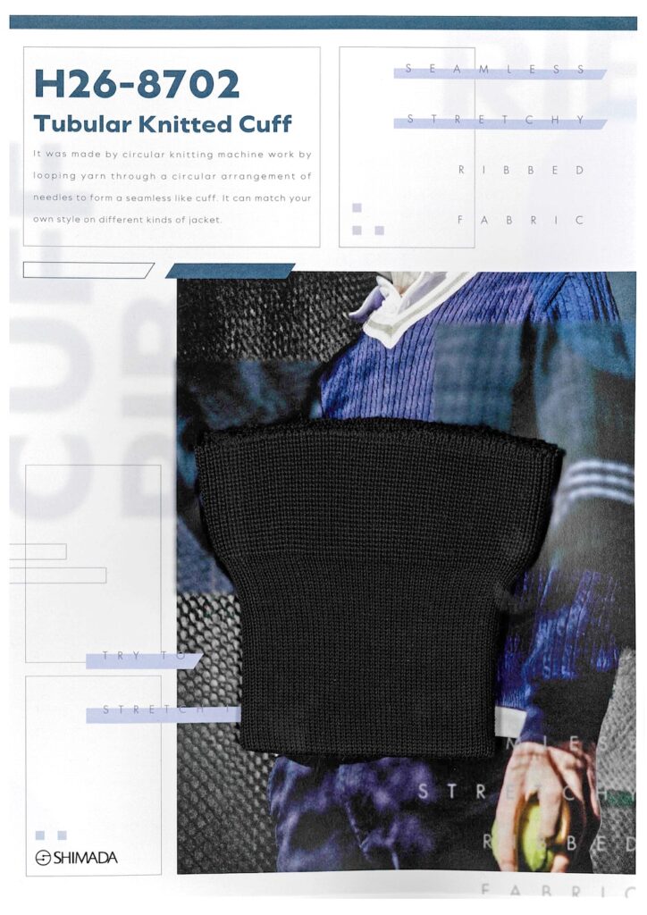 H26-011 Trbular Knitted Cuff_sport (H26-8702)