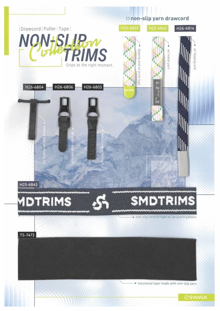 H26-039 Non-slip trims collection (H23-6859, H23-6860, H25-6843, H26-6804, H26-6805, H26-6806, H26-6814, TS-7473)