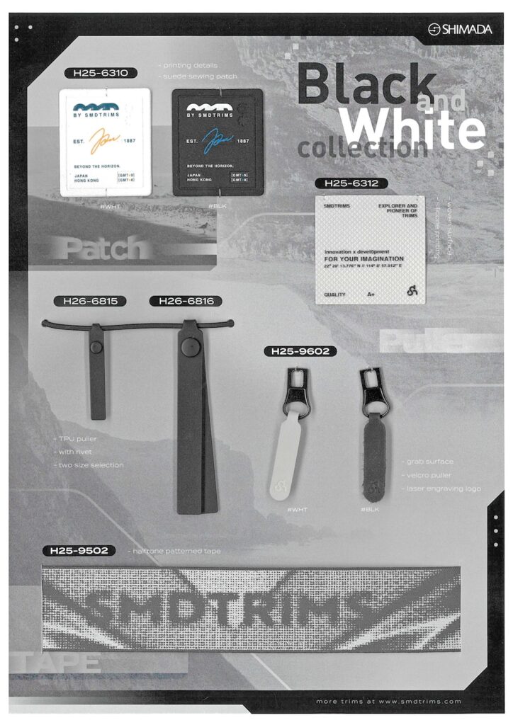H26-040 Black and White Collection (H25-6310, H26-6815, H26-6816, H25-6312, H25-9602, H25-9502)