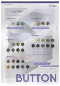 H26-029_4.5 Button Collection (G-COR 007 BU, G-COR 007 RD, PEACH 06, PEACH 224, PEACH AM 77)