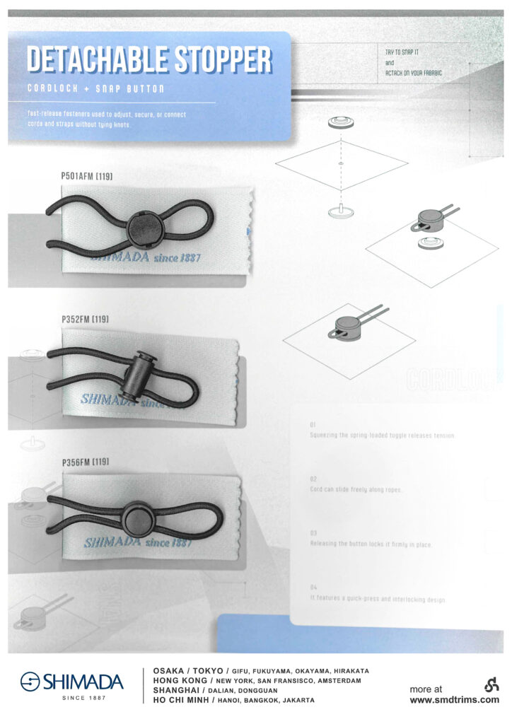 H26-094 Detachable Stopper Collection(P501AFM, P352FM, P356FM)